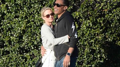 Amy Robach and T.J. Holmes Viewed Embracing in Los Angeles Hours After ABC Exit