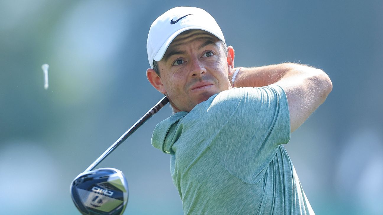 Rory begins ’24 with bogey-free 62, leads in Dubai