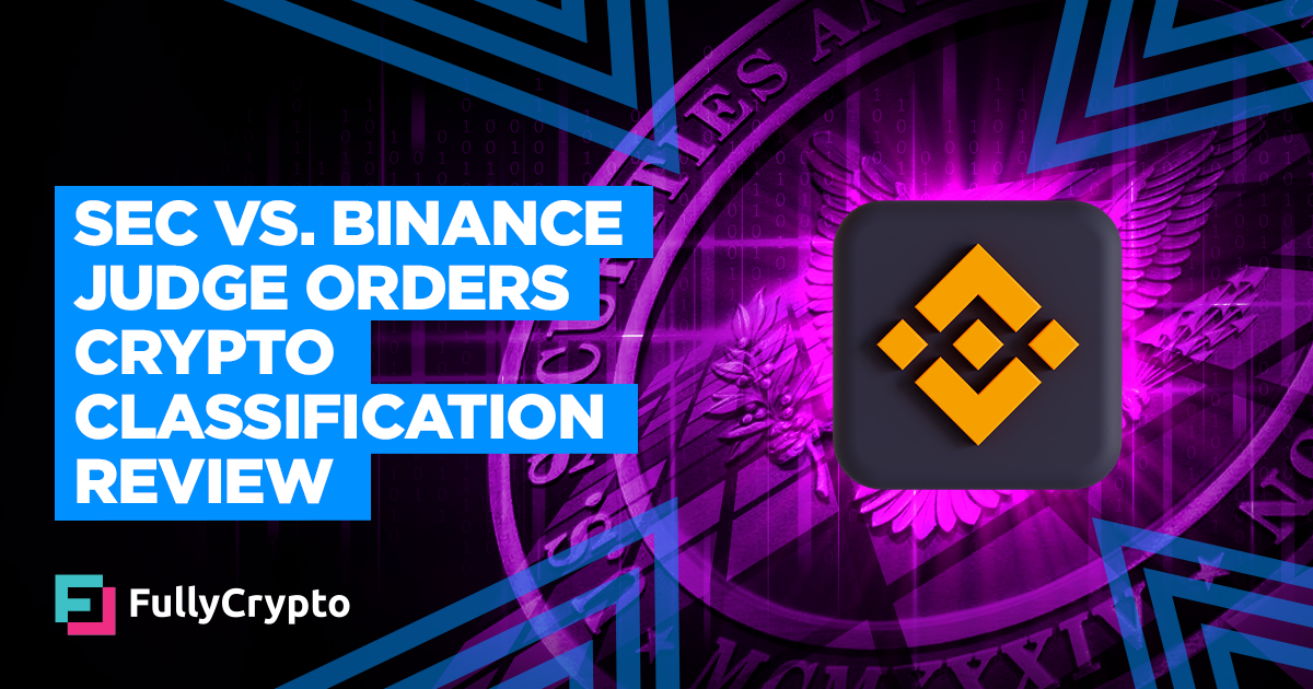 SEC vs. Binance Own Orders Overview on Crypto Classification