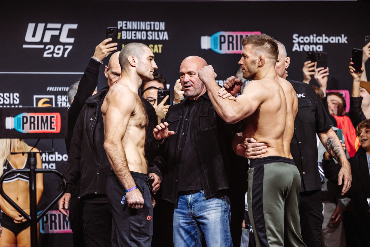 UFC 297 Ceremonial Weigh-In Video: Strickland vs Du Plessis