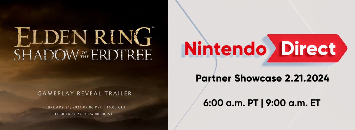 A Nintendo Speak and Elden Ring DLC trailer drop on the same day