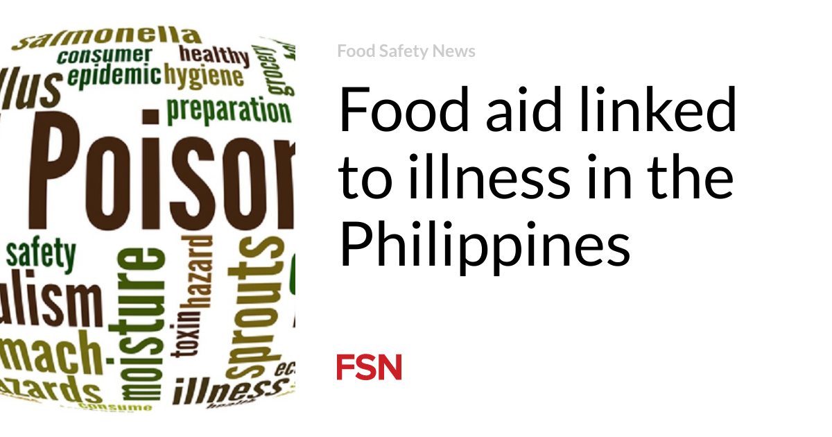 Meals abet linked to sickness in the Philippines