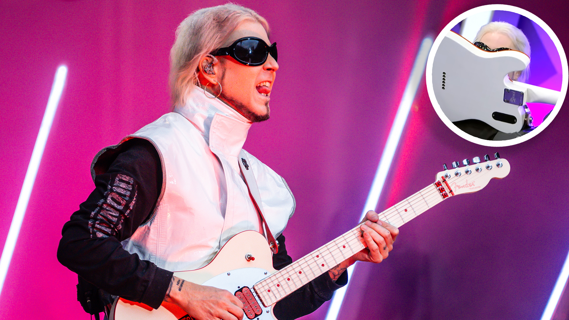 “I chipped my teeth – my mom used to be so inflamed at me!” John 5 says playing a Jimi Hendrix-impressed version of Giant title Spangled Banner alongside with his enamel as rather one ended in a dental mishap – and reveals he can aloof nail the teeth-picked tune