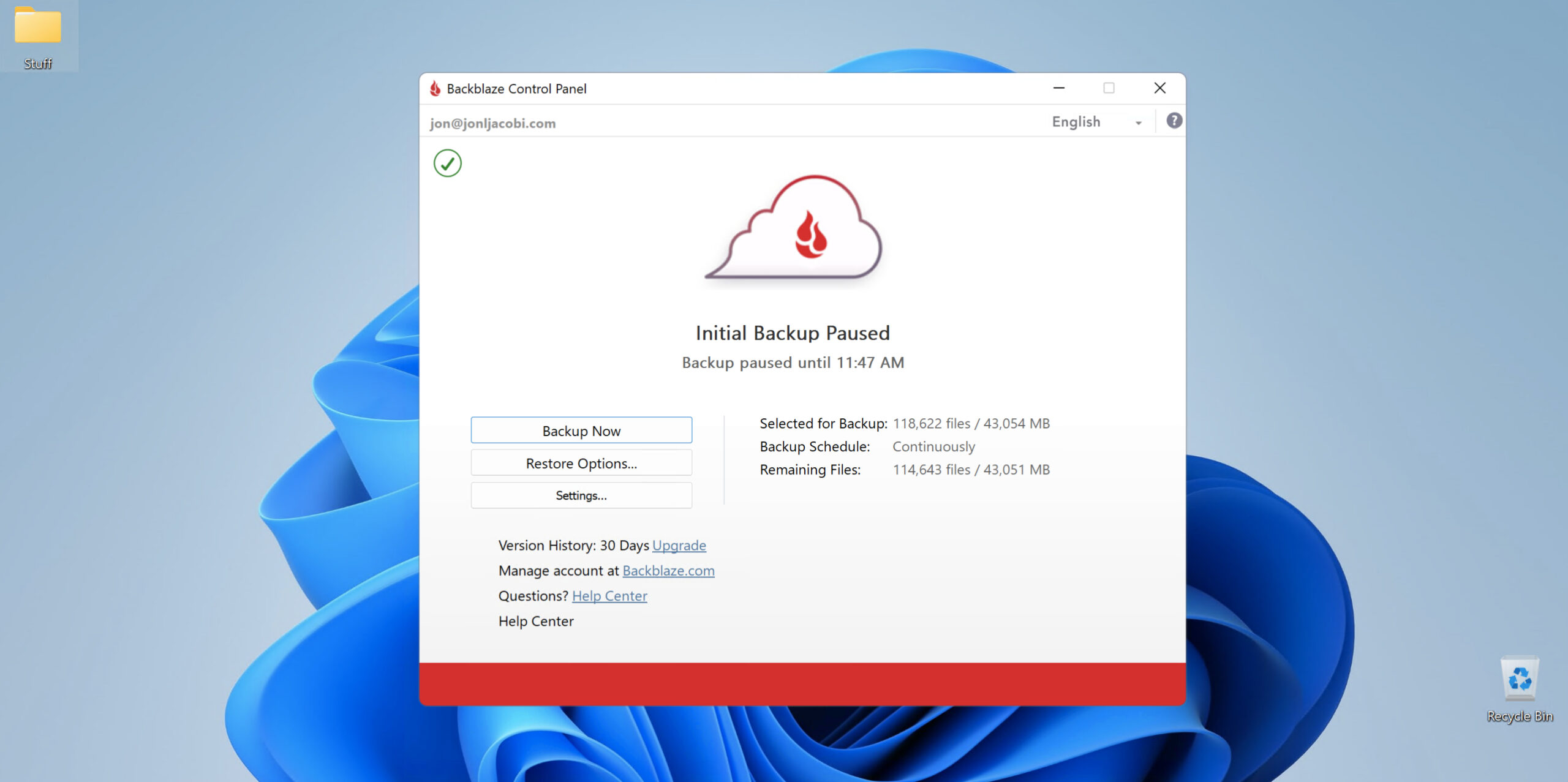 Backblaze overview: No-hassle on-line backup with unlimited storage