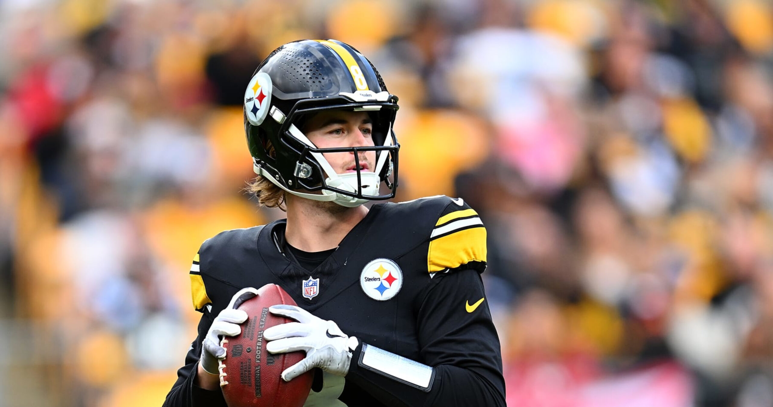 Steelers Have ‘Fat Faith’ in QB Kenny Pickett Despite Struggles, GM Omar Khan Says