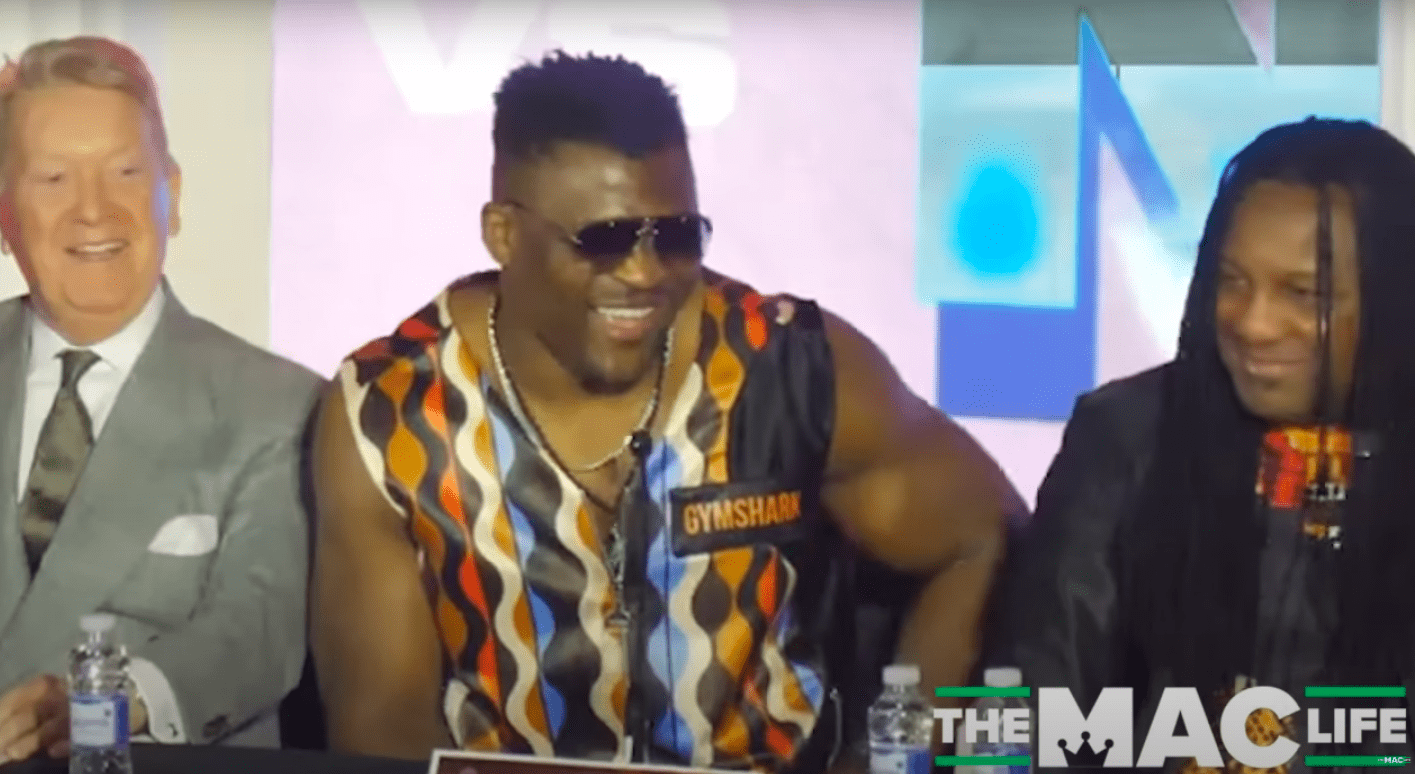 Perceive: Francis Ngannou goes off on Tyson Fury in Saudi presser