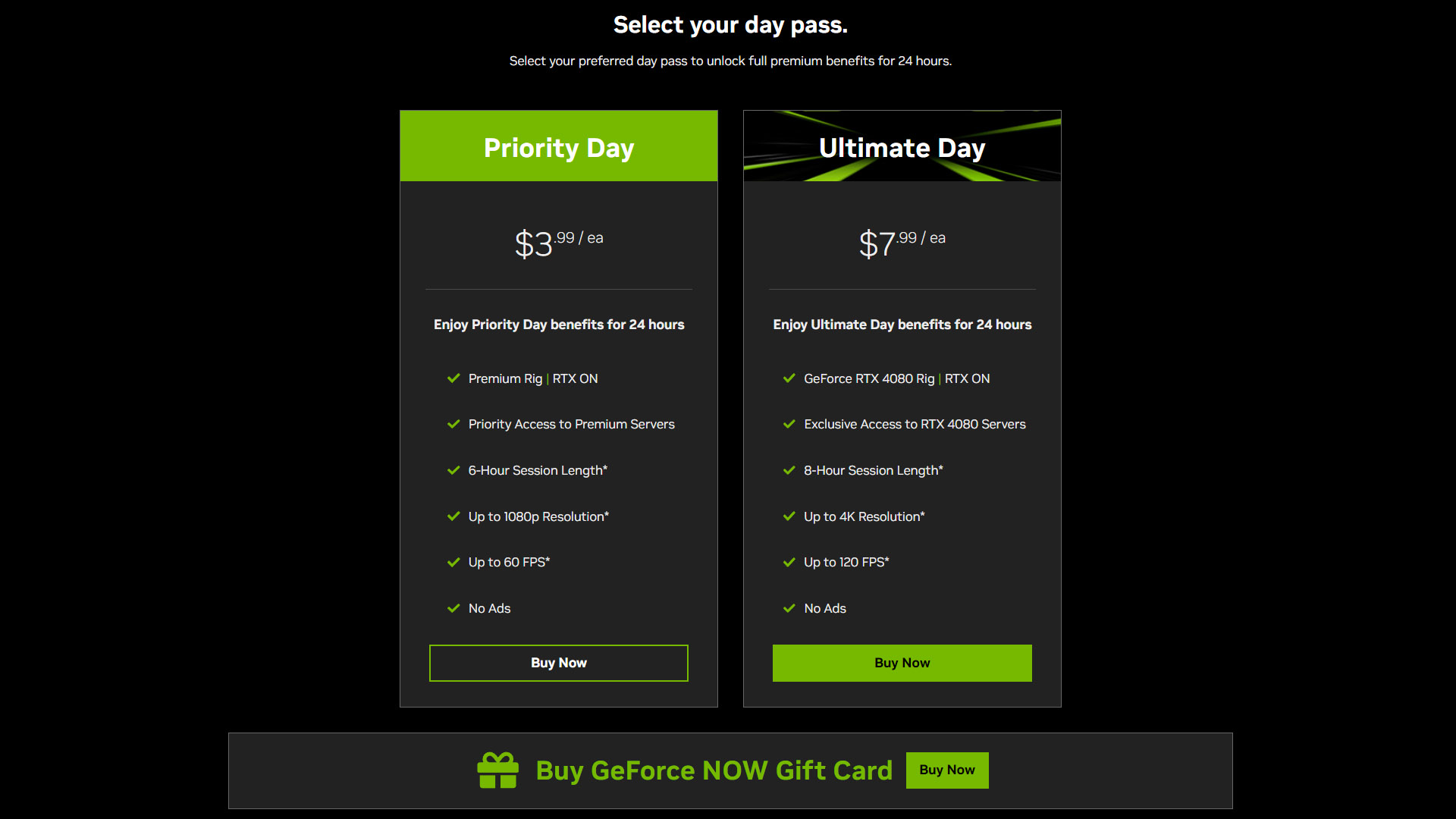 Nvidia’s GeForce Now streaming gets G-Sync and day passes