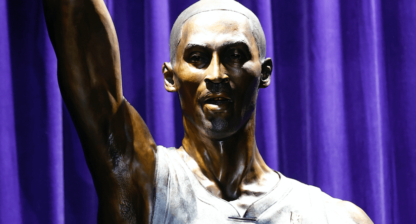 Kobe Bryant Statue Exterior Crypto.com Enviornment Has Typos, Crew Vows To Repair