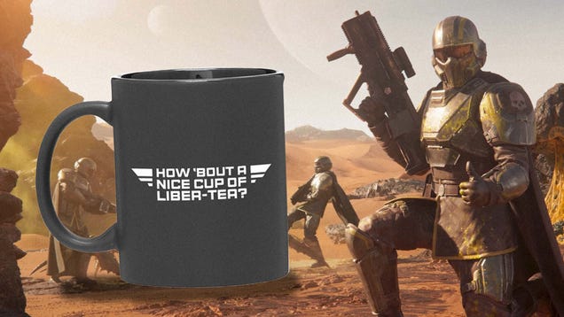 Helldivers 2 Merch Lets You Within the ruin Occupy A Cup Of Liber-Tea