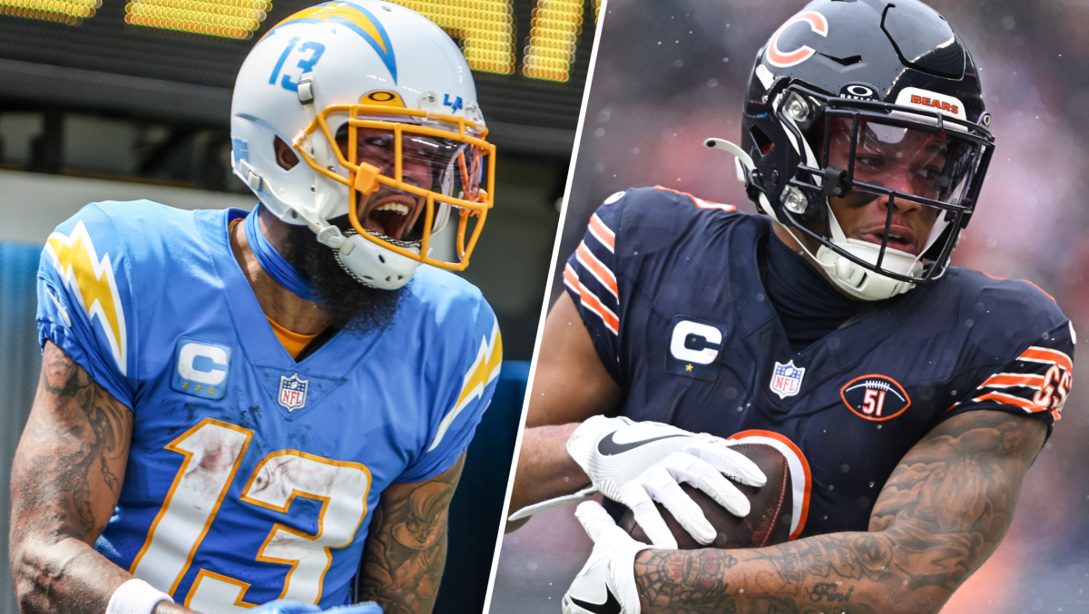 DJ Moore reacts to Bears’ big switch for Keenan Allen