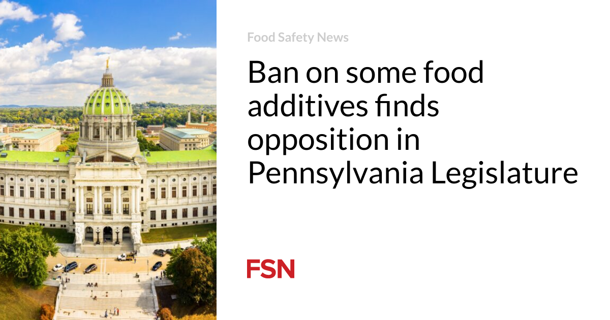 Ban on some meals components finds opposition in Pennsylvania Legislature