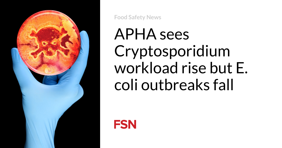 APHA sees Cryptosporidium workload upward push but E. coli outbreaks fall