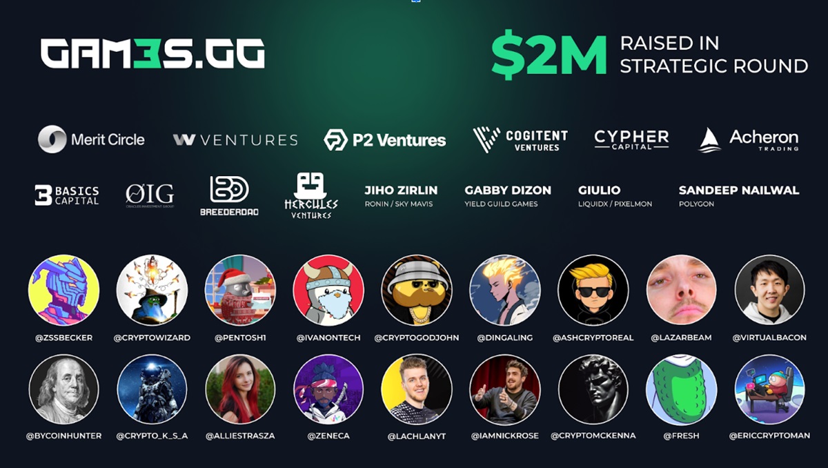 Gam3s.gg has raised $2M to open Web3 gaming superapp and $G3 tokens