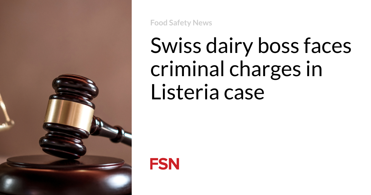 Swiss dairy boss faces felony costs in Listeria case