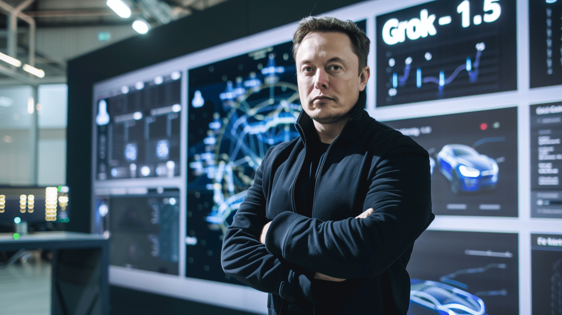 Elon Musk publicizes Grok-1.5, nearing GPT-4 stage efficiency