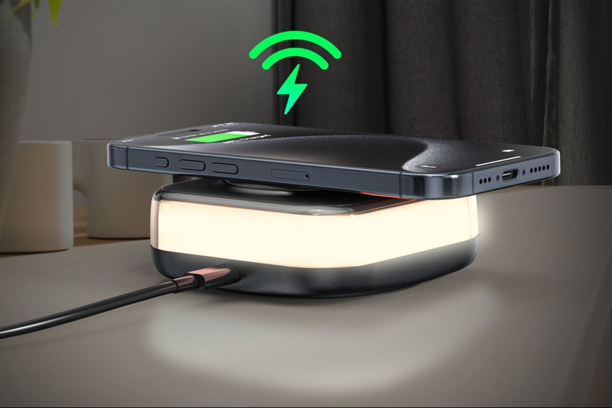 Working Tiresome? This Charging Pad and Nightlight Combo is $60 Off.
