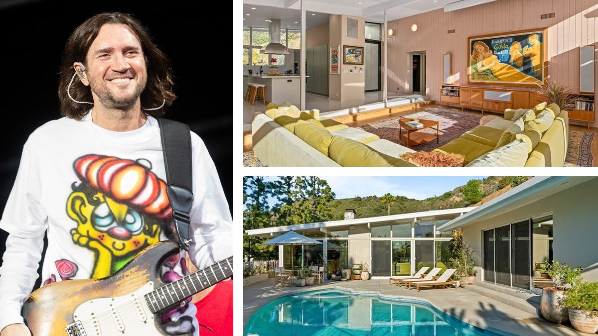 Hire Crimson Sizzling Chili Peppers Guitarist John Frusciante’s Rockin’ Hollywood Hills Home