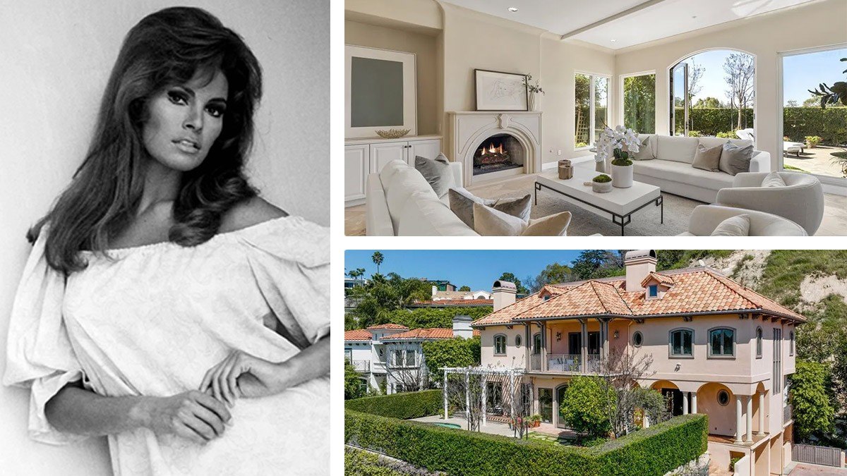 Raquel Welch’s Longtime Los Angeles Villa Slinks Onto the Marketplace for $3.9M