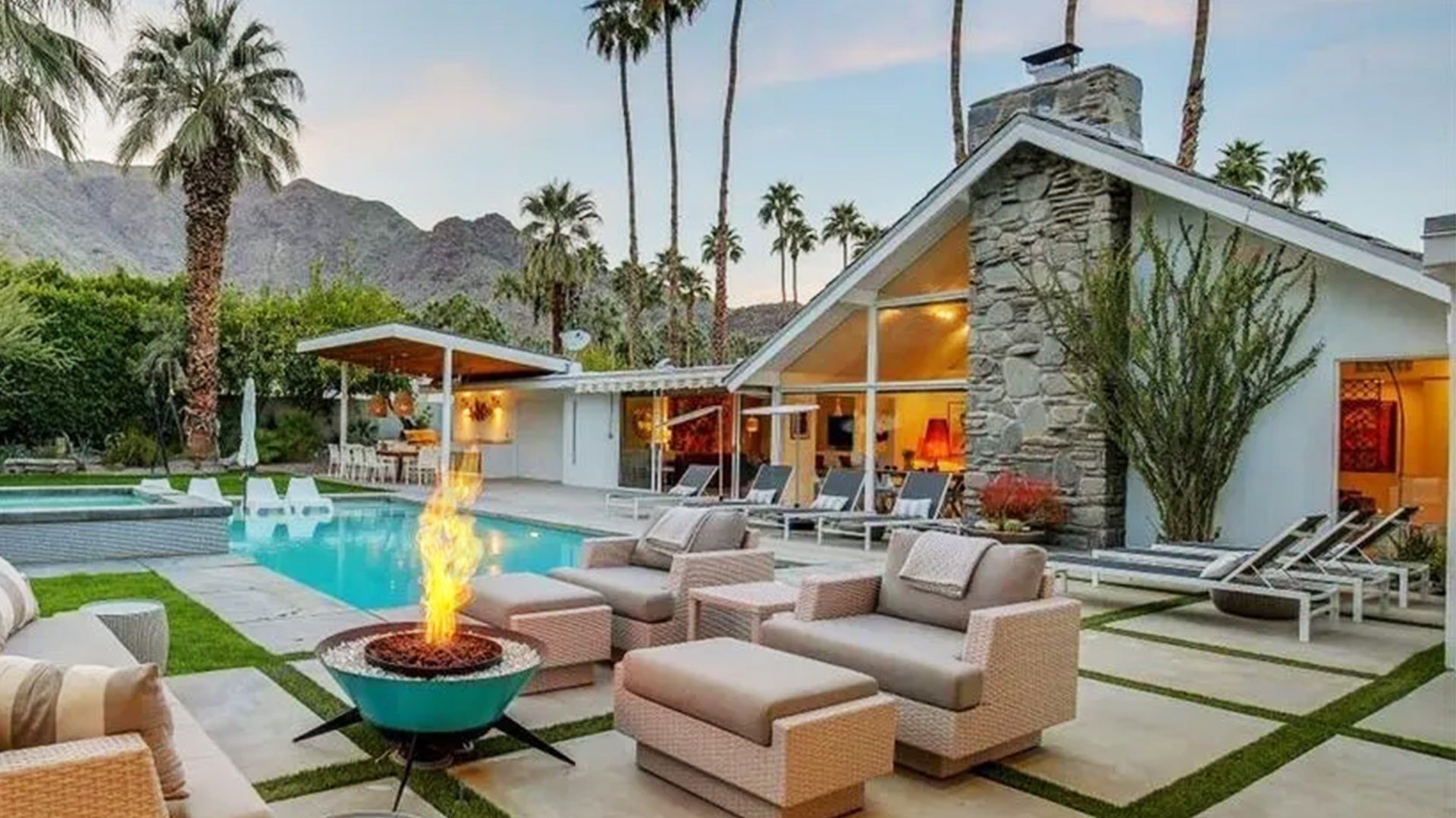 Polynesia in Palm Springs: Midcentury In model A-Frame Listed for $3.7M