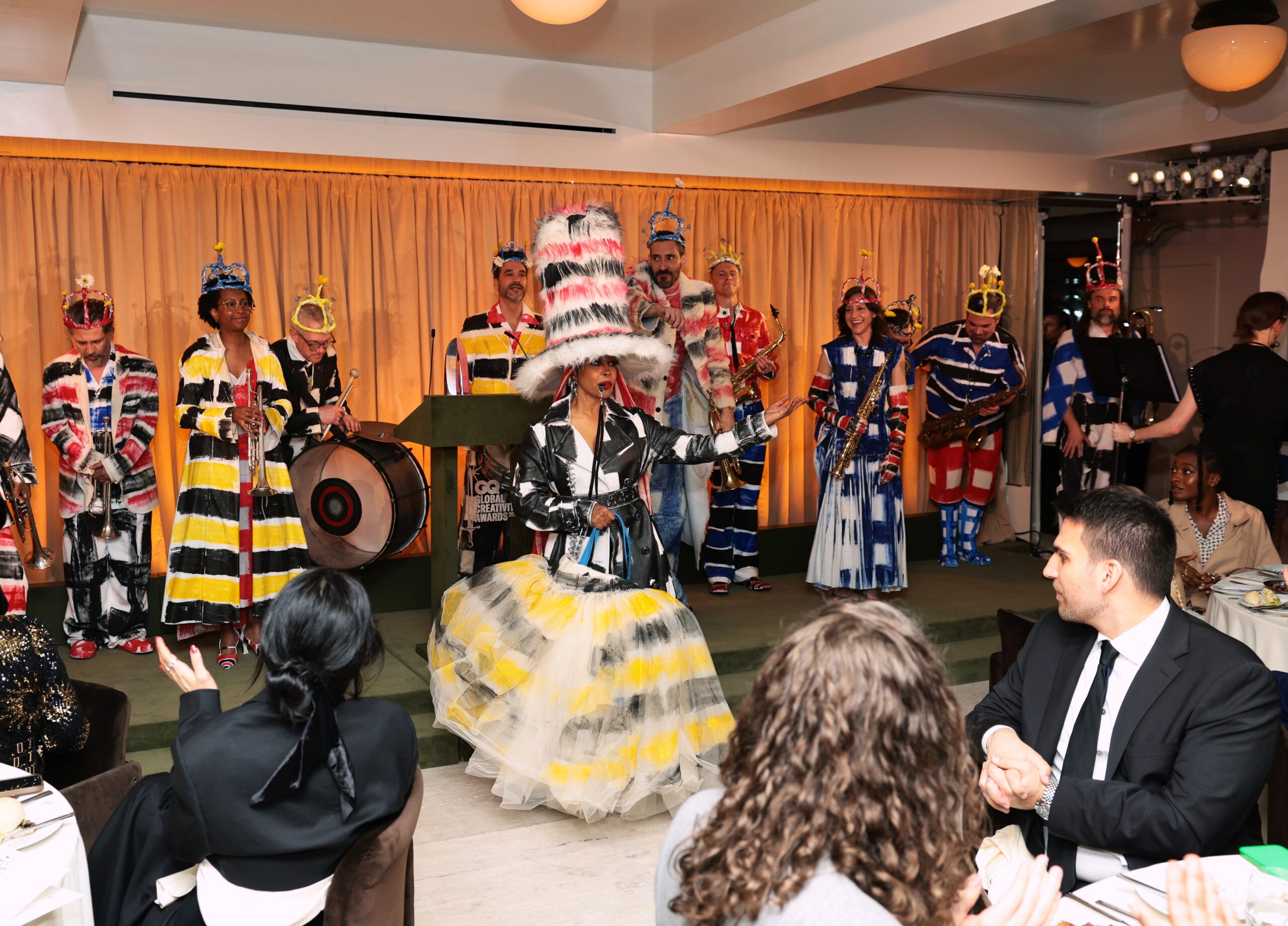 A Surprise Marching Band (Dressed in Marni) Took Over At GQ’s Annual Creativity Awards