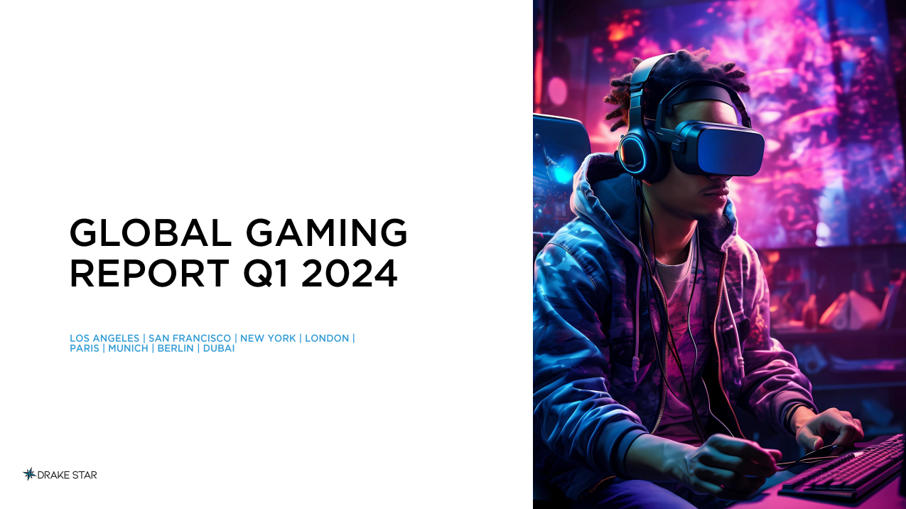 Gaming M&A philosophize in Q1 2024 outpaces all quarters in 2023 | Drake Principal individual