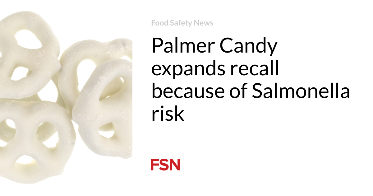 Palmer Candy expands buy on legend of Salmonella possibility