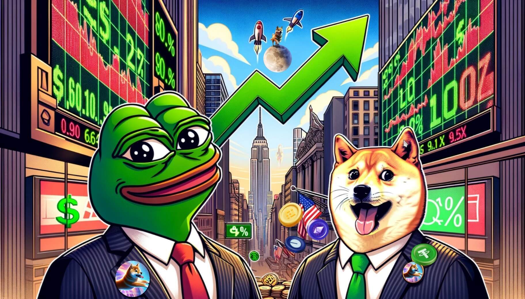 $PEPE Up 25%, $DOGEVERSE 100x Attainable Roar Analysts