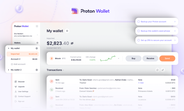 Privateness-Focused Proton Introduces Self-Custody Bitcoin Wallet