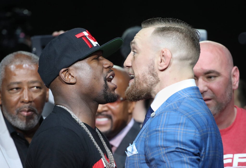 Conor McGregor finds ‘there may perchance be conversations ongoing’ with Floyd Mayweather about rematch with original rules