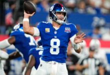 Giants vs. Bengals NFL props, odds, AI prediction, Sunday Evening Football picks: Daniel Jones over 212.5 yards