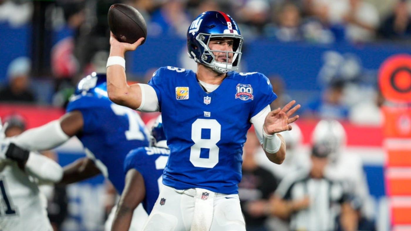 Giants vs. Bengals NFL props, odds, AI prediction, Sunday Evening Football picks: Daniel Jones over 212.5 yards