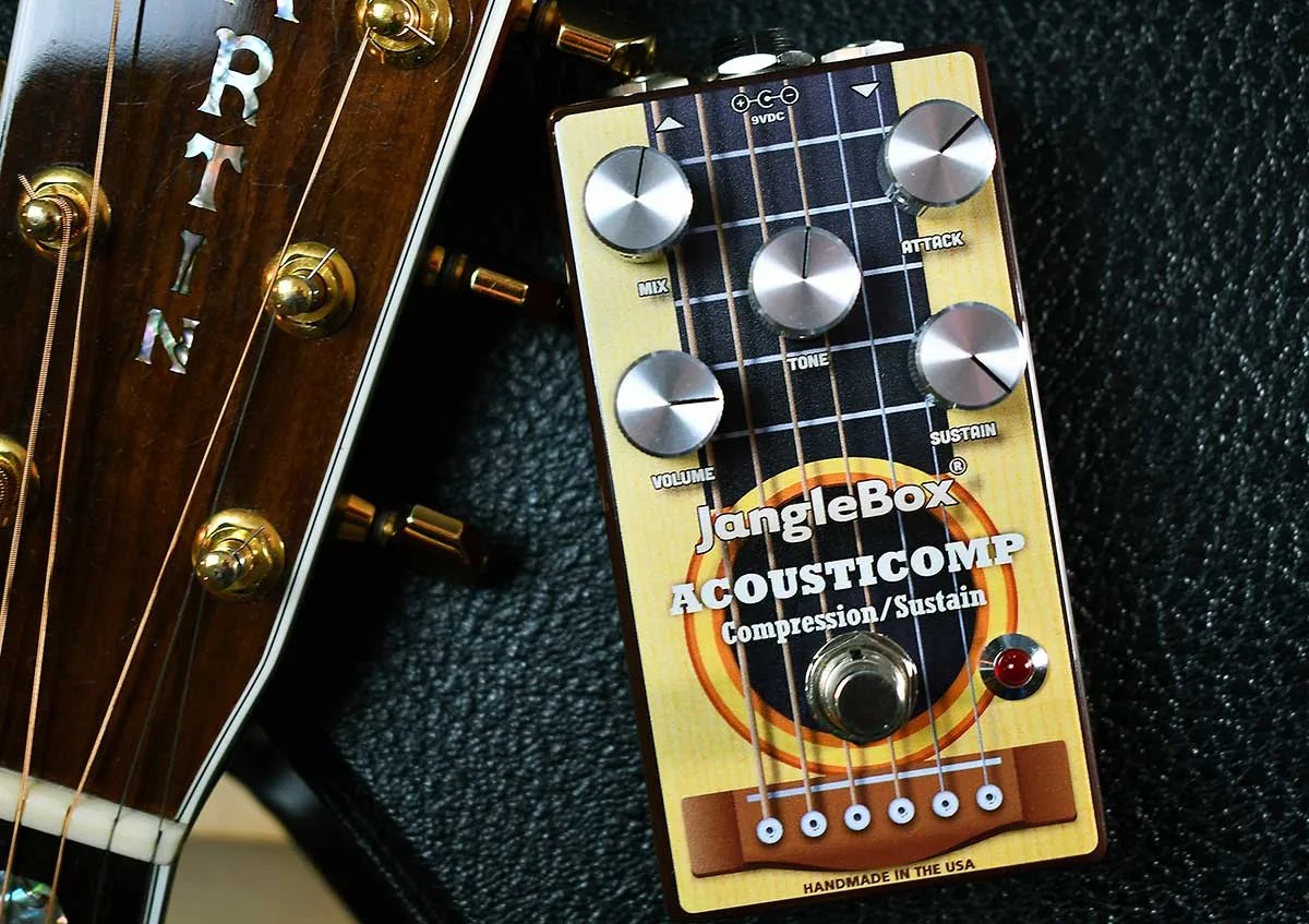 Overview: The JangleBox Acousticomp Pedal Adds Set and Readability to Your Acoustic Sound