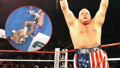 Butterbean’s suffered embarrassing loss to fighter who weighed 245lbs less in disastrous MMA debut